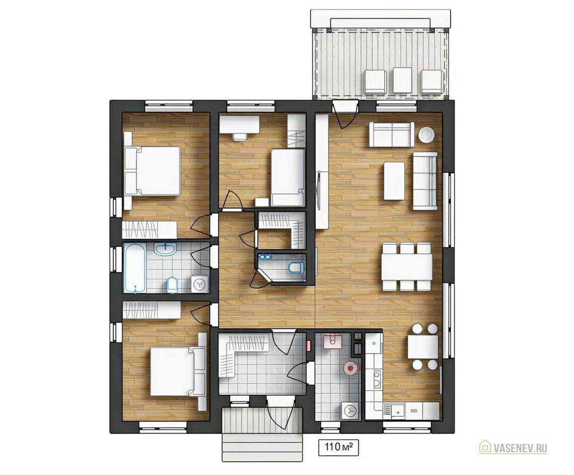 Коттедж Подмосковье-110